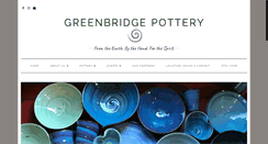 Desktop Screenshot of greenbridgepottery.com
